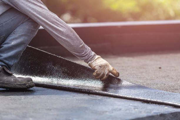 Professional Emergency Waterproofing technician working in Jackson Center, OH
